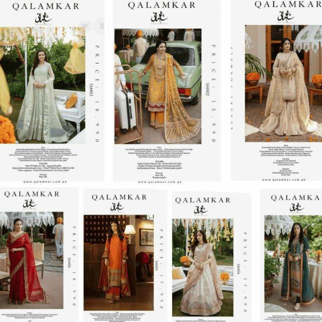 Latest Qalamkar SHADMANI COLLECTION 2021